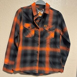 Dixxon Salem Flannel Company Size Small Button‎ Front